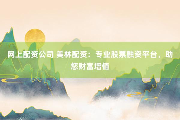 网上配资公司 美林配资：专业股票融资平台，助您财富增值