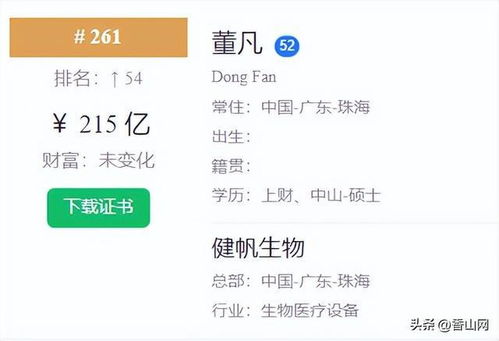 刚公布 珠海共有9300个千万富豪